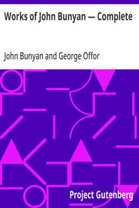 Works of John Bunyan — Complete — John Bunyan cover