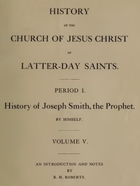History of the Church of Jesus Christ of Latter-day Saints, Volume 5 — Joseph, Jr. Smith cover