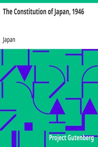 The Constitution of Japan, 1946 cover