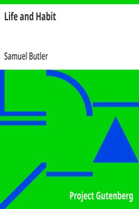 Life and Habit — Samuel Butler cover