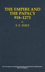 The Empire and the Papacy, 918-1273 cover