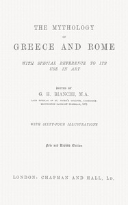 The mythology of Greece and Rome, with special reference to its use in art — Otto Seemann cover