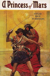 A princess of Mars — Edgar Rice Burroughs cover