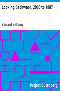 Looking Backward, 2000 to 1887 — Edward Bellamy cover