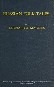 Russian Folk-Tales — A. N. (Aleksandr Nikolaevich) Afanas'ev cover