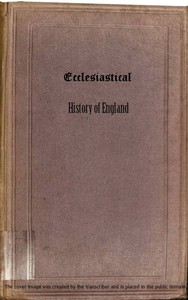 Ecclesiastical History of England, Volume 1—The Church of the Civil Wars — John Stoughton cover