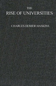 The Rise of Universities — Charles Homer Haskins cover