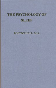 The psychology of sleep cover