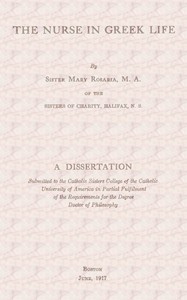 The Nurse in Greek Life — Sister Mary Rosaria cover