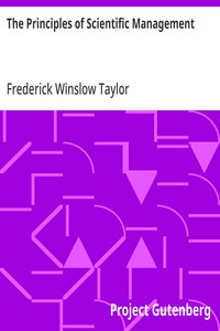 The Principles of Scientific Management — Frederick Winslow Taylor cover