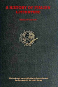 A history of Italian literature — Richard Garnett cover