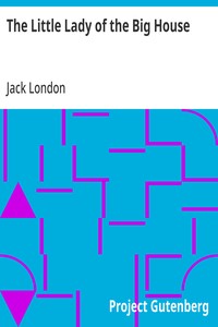 The Little Lady of the Big House — Jack London cover