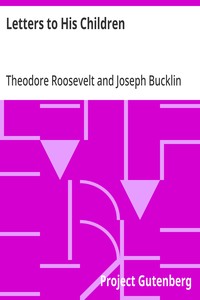 Letters to His Children — Theodore Roosevelt cover