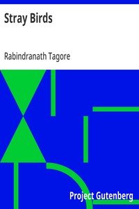 Stray Birds — Rabindranath Tagore cover