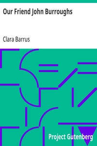 Our Friend John Burroughs cover