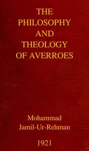 The Philosophy and Theology of Averroes — Averroës cover