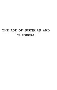 The Age of Justinian and Theodora: A History of the Sixth Century A.D., Volume 2 (of 2) — William Gordon Holmes cover