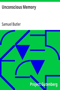 Unconscious Memory — Samuel Butler cover