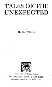 Tales of the Unexpected — H. G. (Herbert George) Wells cover