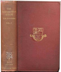 The Elizabethan Stage, Vol. 2 cover