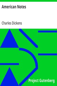 American Notes — Charles Dickens cover