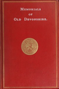 Memorials of Old Devonshire — Anonymous cover