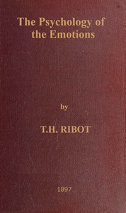 The Psychology of the Emotions cover
