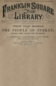 Twenty Years' Residence among the People of Turkey: Bulgarians, Greeks, Albanians, Turks, and Armenians — Fanny Janet Sandison Blunt cover