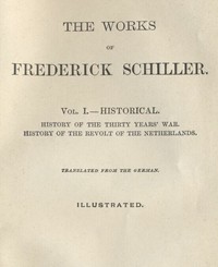 The Thirty Years War — Complete — Friedrich Schiller cover