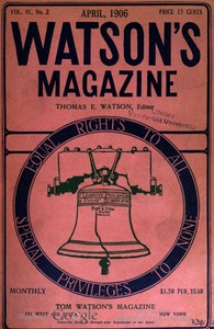 Watson's Magazine, Vol. IV, No. 2, April, 1906 cover