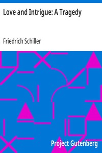 Love and Intrigue: A Tragedy — Friedrich Schiller cover