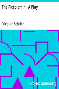 The Piccolomini: A Play — Friedrich Schiller cover