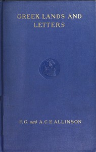 Greek Lands and Letters — Anne C. E. (Anne Crosby Emery) Allinson cover
