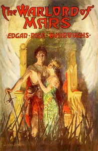 The warlord of Mars — Edgar Rice Burroughs cover