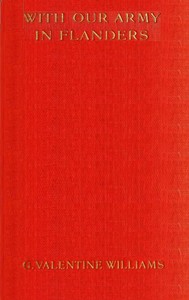 With our army in Flanders — Valentine Williams cover