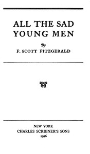 All the Sad Young Men — F. Scott (Francis Scott) Fitzgerald cover