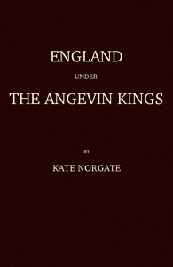 England under the Angevin Kings, Volumes I and II — Kate Norgate cover