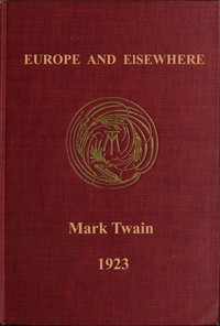 Europe and elsewhere — Mark Twain cover