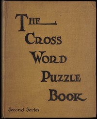 The cross word puzzle book: Second series — Anonymous cover