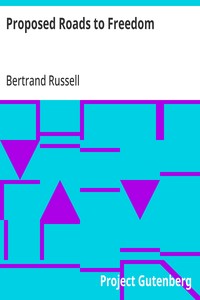 Proposed Roads to Freedom — Bertrand Russell cover