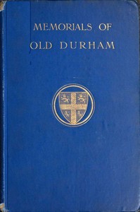 Memorials of old Durham — Anonymous cover