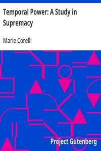 Temporal Power: A Study in Supremacy — Marie Corelli cover