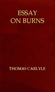 Essay on Burns — Thomas Carlyle cover