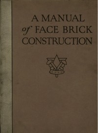 A manual of face brick construction cover