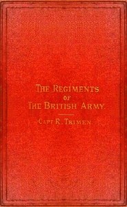 The regiments of the British Army, chronologically arranged — Anonymous cover