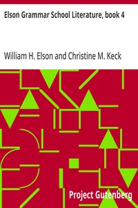 Elson Grammar School Literature, book 4 cover