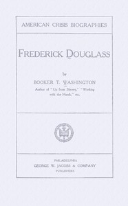 Frederick Douglass — Booker T. Washington cover