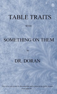 Table traits, with something on them — Dr. (John) Doran cover