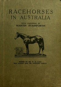 Racehorses in Australia — Anonymous cover