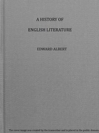 A history of English literature : $b A practical text-book cover